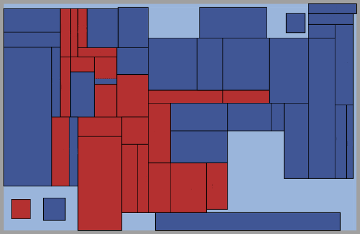 Evolution Strategies for Optimizing Rectangular Cartograms